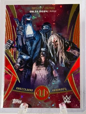 2025 Topps Universe WWE #DDE-5 Wyatt Sicks Dazzling Debuts Galaxy Parallel