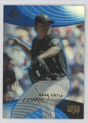 2005 Upper Deck Reflections Blue 61/75 Russ Ortiz #96 16cr
