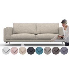 Housse confortable pour canapé 3 places Nockeby - mélange de cachemire...