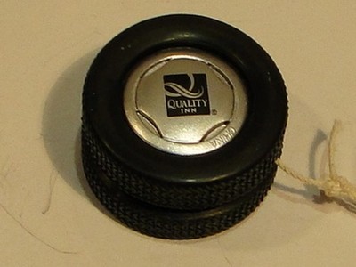 RARE Quality Inn Quality Inn Skyways Rubber Tire Yo-Yo