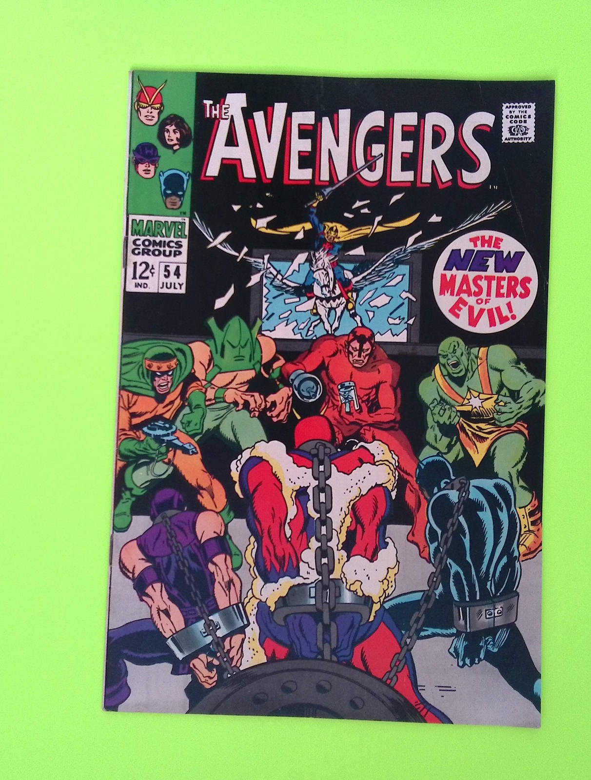 Avengers #54 Vol. 1 1968 Marvel Comics 1st App High Grade Comic Book ...