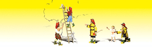 Woodland Scenics 2151 Accesorios Escala N Escena Bomberos Rescate | Zustand: Nuevo