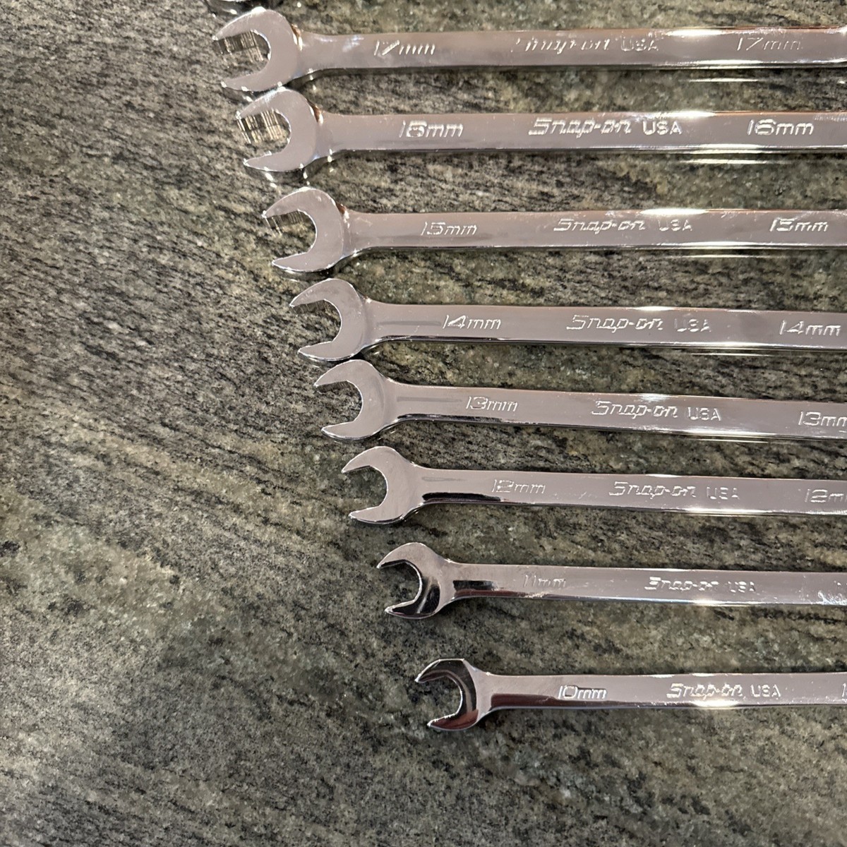 Snap-On soexm710 10-piece metric flank drive plus combination