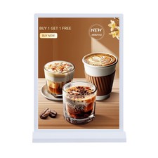 Tabletop LED Sign Holder, LED Poster Frame, LED Sign Holder for Restaurants/Bars