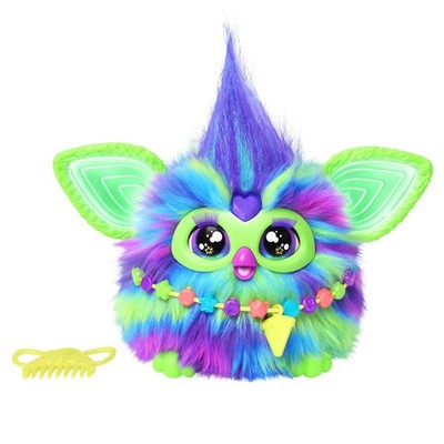 Furby Galaxy von Hasbro, leuchtet im Dunkeln, interaktives Plüschspielzeug