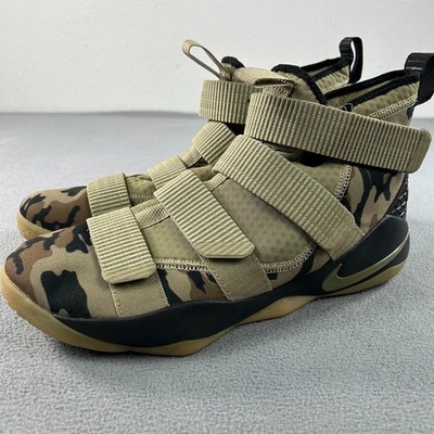 Nike Zoom LeBron Soldier 11 Camo Shoes Mens 12 Athletic