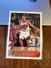 Steve Nash 1996-97 Topps Basketball Rookie Card RC #182 Phoenix Suns NM-MT. rookie card picture