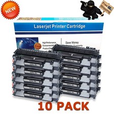 10pk Compatible CE505A 05A Toner Cartridge for HP LaserJet P2035 P2035n P2055 dn