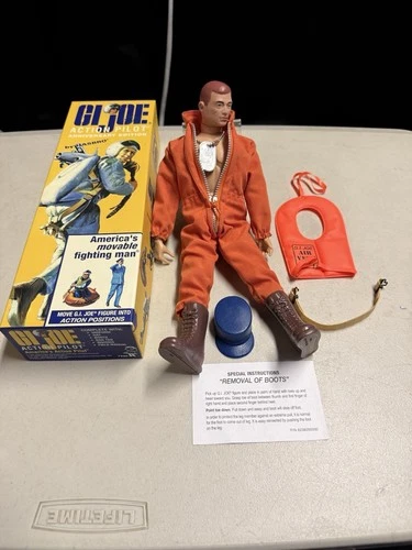 GI Joe 40th Anniversary Edition Action Pilot Figure w/ Brown Hair & Accessories