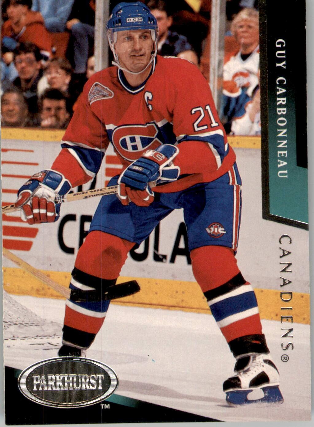 Guy Carbonneau 1993-94 Parkhurst #372 Montreal Canadiens