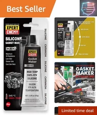 Easy Application RTV Silicone Gasket Maker - Fast-Curing Sealant for Home & Auto