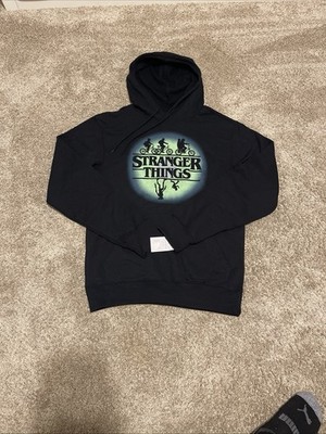 Stranger Things Hoodie Mens Small S/M  Netflix Licensed Rare Graphic Green  NWT