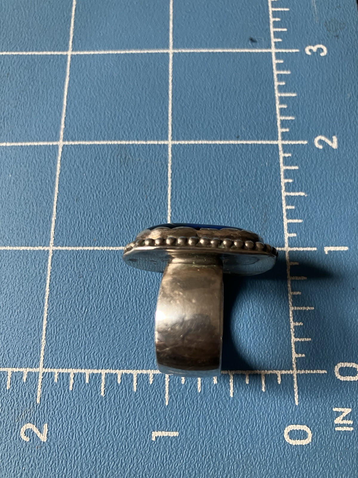 Sterling Silver Statement Ring Rainbow Fire Dichr… - image 7