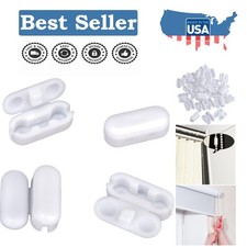 Versatile White Plastic Chain Connectors 30-Pack for Indoor Window Treatments