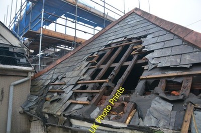 Foto 12x8 Exeter: Laura Ashley Rooftop Das Gebäude 's Dach wurde c2016