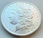 1884-O Morgan SILVER Dollar  ~ (AU) Condition ~ 90% Silver  ~ Beautiful Luster