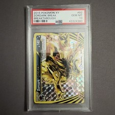 2015 POKEMON XY BREAKTHROUGH #92 ZOROARK BREAK PSA 10 LOW POP 68 on eBay