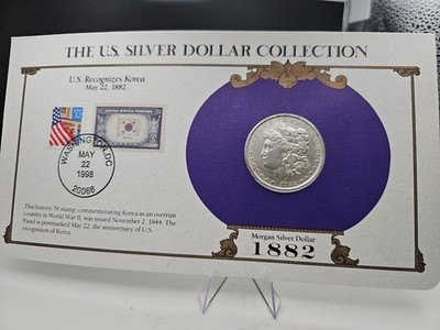 コレクション 1882 Morgan Silver Dollar 1882 Morgan Silver Dollar $1 - US Dollar Collection with stamp | eBay