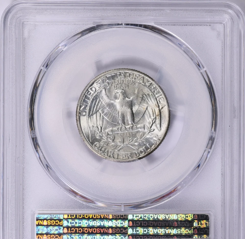 1934 Washington Quarter Medium Motto PCGS MS66 - Image 2 of 3