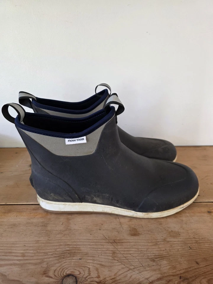 Botines impermeables Frogg Toggs para hombre. Azul marino. Talla 12 (se adapta como 13) Foto 4 de 4