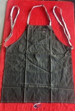 Wendy's Black Bib Apron Uniform Employee Logo One Size Unisex Barco