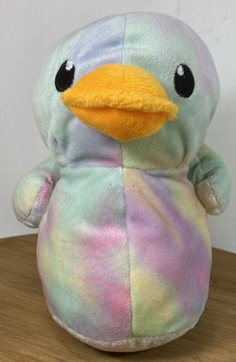 Celebrate Small Tie Dye 7 inch Duck Plush Easter Stuffed Animal Pal