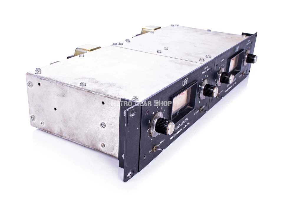 Urei Teletronix LA-3A Vintage Leveling Amplifier Compressor Stereo Pair LA3A - Image 4 of 4