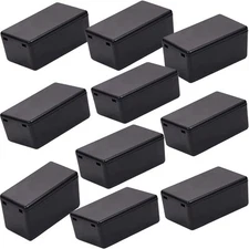 Waterproof Electrical Project Case Power Junction Box, 60X36X25mm, Black 