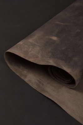 Premium Rustic Soil Full Grain Crazy Horse Leather Hide 2m2, 1.4mm (3oz) Genuine