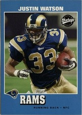 2001 Upper Deck Vintage #142 Justin Watson