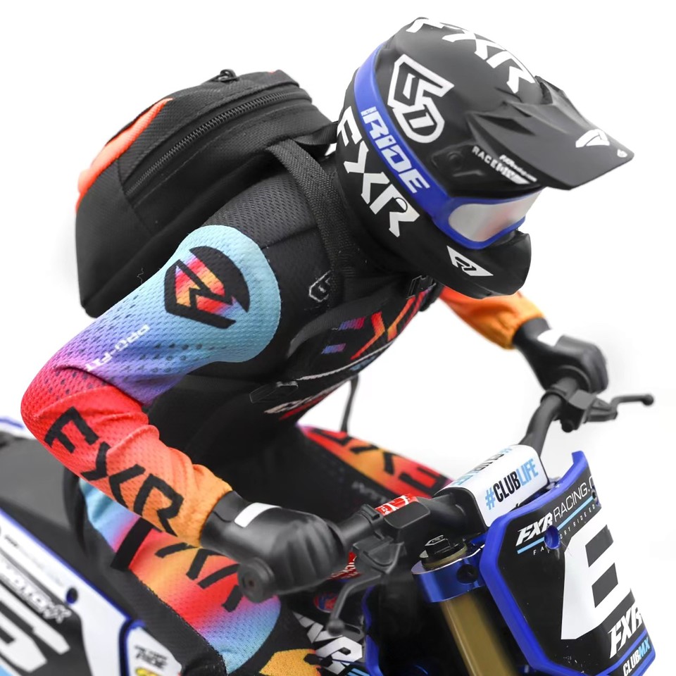 Simulation Mini Backpack Model For 1/4 LOSI PROMOTO-MX MOTORCYCLE ...