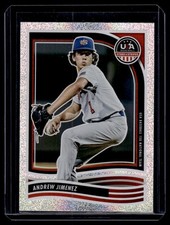 2024 Panini Panini USA Stars & Stripes Silver Speckle Andrew Jimenez USA #52