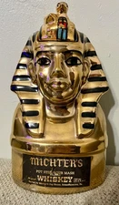 Michter's King Tut Special Edition Raised Snake Head Whiskey Decanter - Vintage