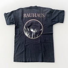 Bauhaus Vintage Band XL Peter Murphy Made In USA 90s Goth T-Shirt Single Needle