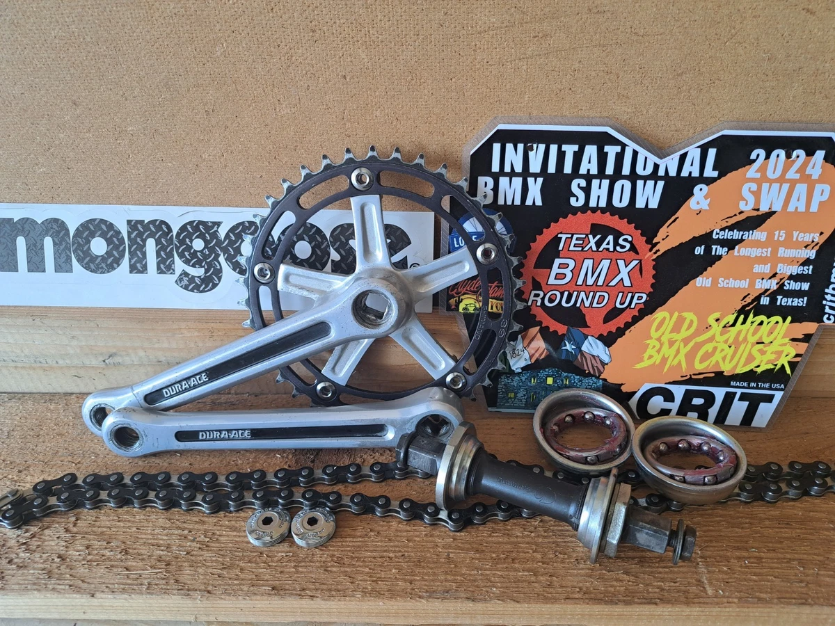 Mongoose BMX Bike-Old School Vintage Cranksets Bike Parts for sale