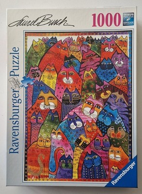 Ravensburger Puzzle FANTASTICI FELINI 1000 Teile Laurel Burch Nr 196302 Rarität!
