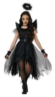California Costumes Girls' Dark And Dazzling Angel Size XL
