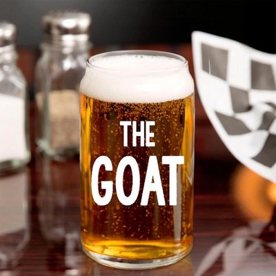 Fathers Day Gift Beer Can Glass 16 oz The Goat Design (FBG1017)