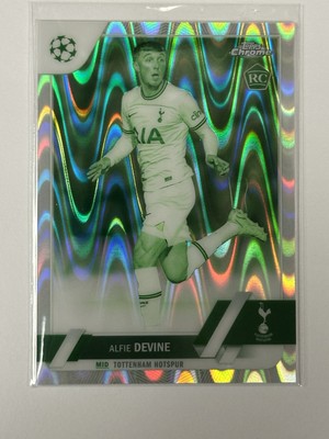 2022-23 Topps Chrome UEFA Club Competitions /225 Alfie Devine #129 Rookie RC