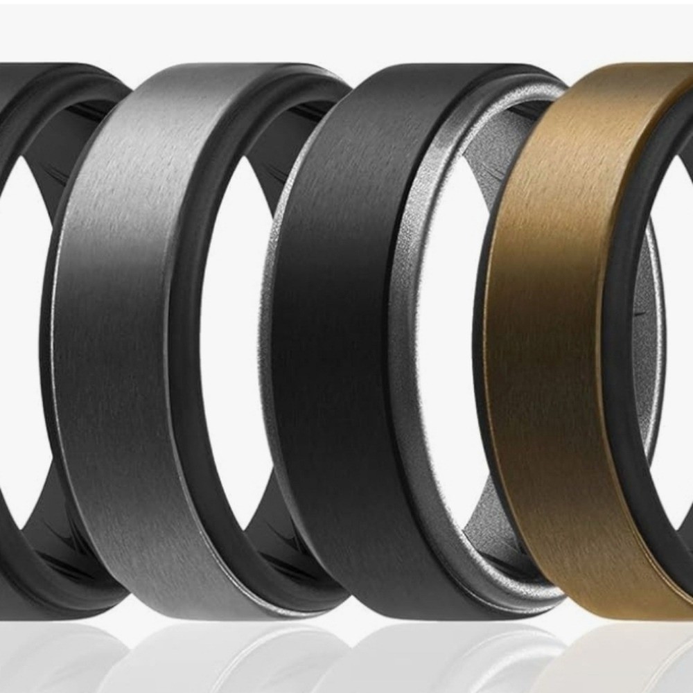 Men’s Breathable Silicone Ring