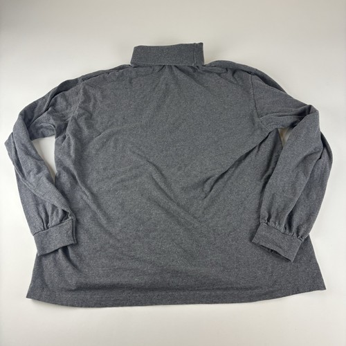 Vintage Jockey Men's XL Turtleneck Long Sleeve T Shirt Gray - Picture 2 of 8
