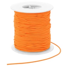Elastic Cord, 2 mm Stretchy Elastic String 77 Yards Orange
