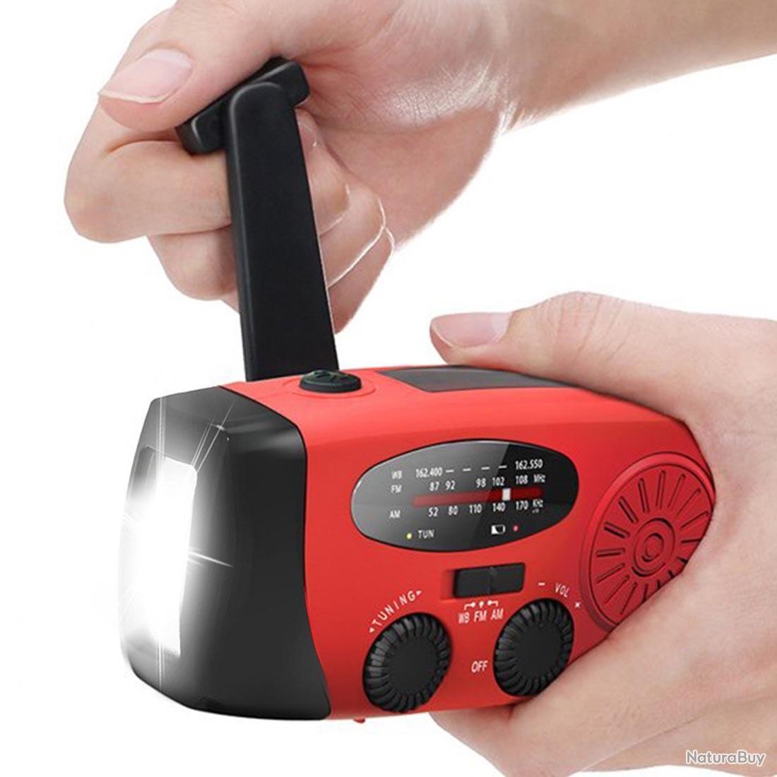 Radio Dynamo Lampe Torche Panne Électricité Solution Batterie Secours - 3