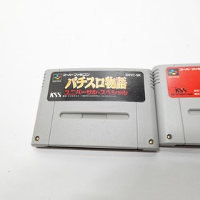 Pachi-Slot Monogatari + Nishijin Pachinko 3 Super Famicom SFC Japan Lot