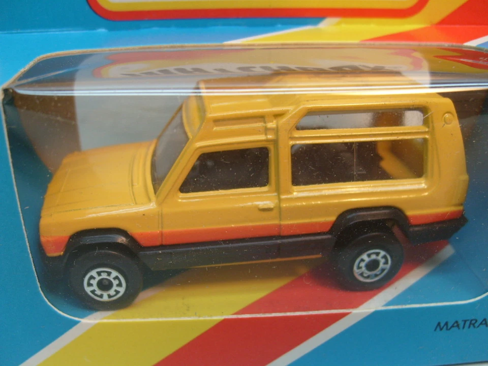 1983 MATCHBOX LESNEY SUPERFAST MB37 MATRA RANCHO BLUE BOX NEW IN BOX - Image 2 of 3