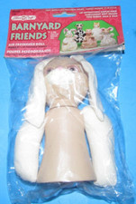 Fibre Craft 3026 New Old Stock Bunny Air Freshener 1995 Barnyard Friends FrShp