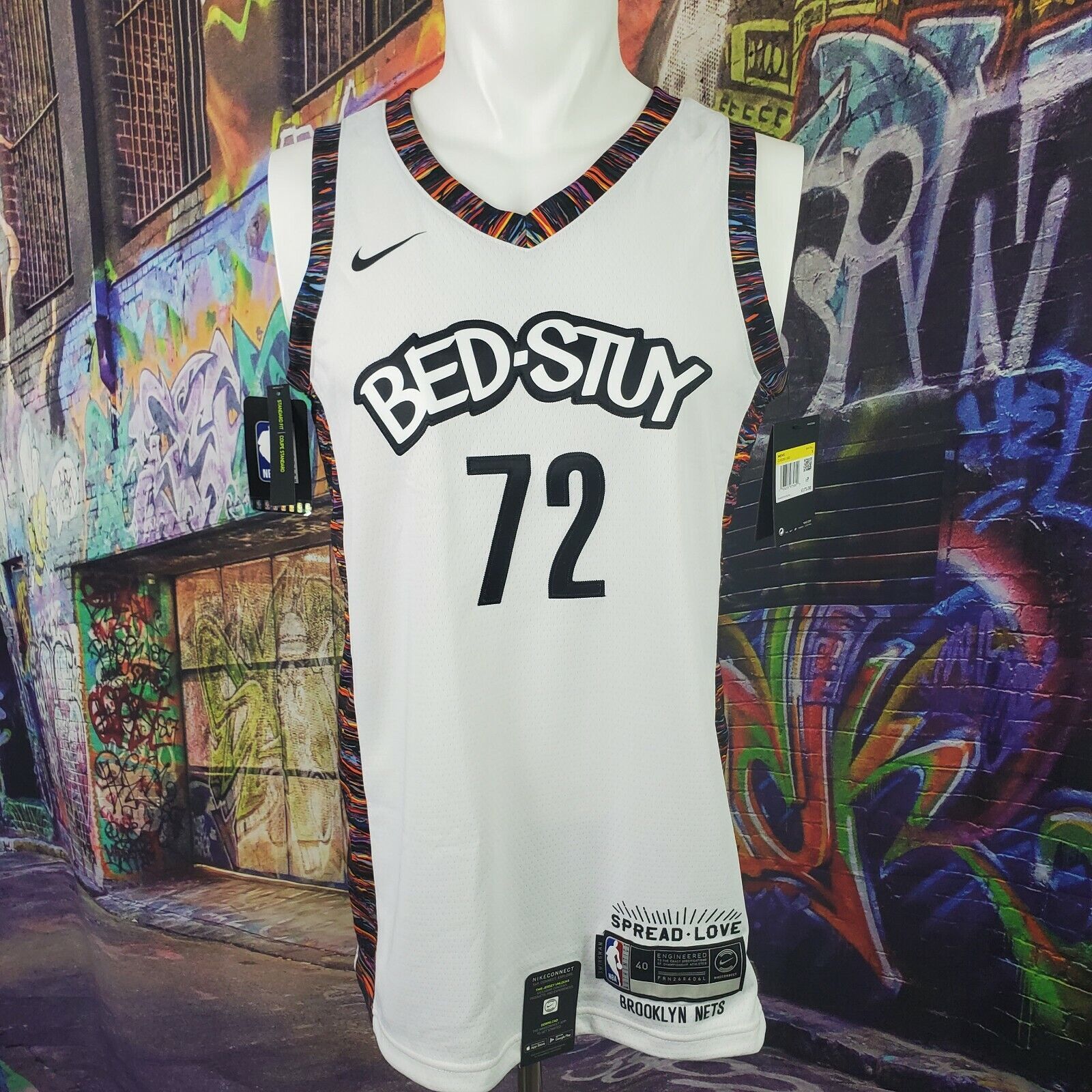 NWT Nike Brooklyn Nets Biggie Smalls Bed-Stuy Jersey Notorious