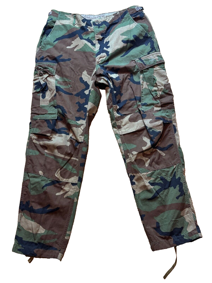 Vintage Military USA Army Camouflage Combat Cargo Pants 8415 Vintage Military USA Army Camouflage Combat Cargo Pants 8415
