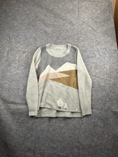 Woolrich Women's Sweater Size M Crew Neck Wool Blend Knit Graphic Lamb Motif