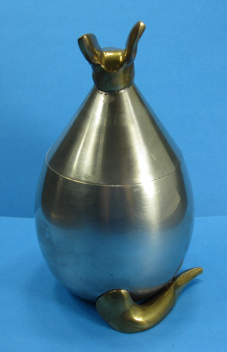 Rita Kangaroo Trinket Box Metal Mom Joey RARE Vessel Vintage 1950s Mid Century - Picture 4 of 10